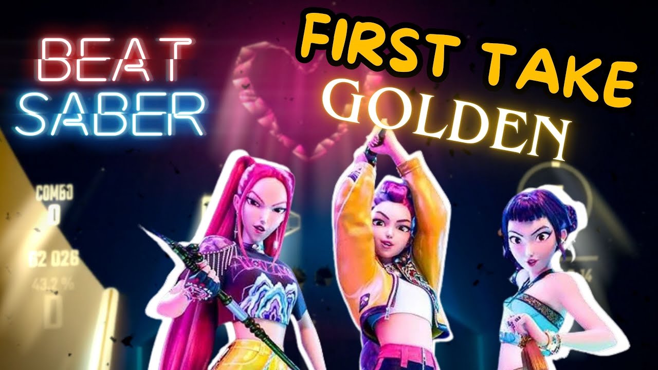 Sooo Haaard! ✨ Playing GOLDEN by HUNTR/X on Beat Saber For The First Time