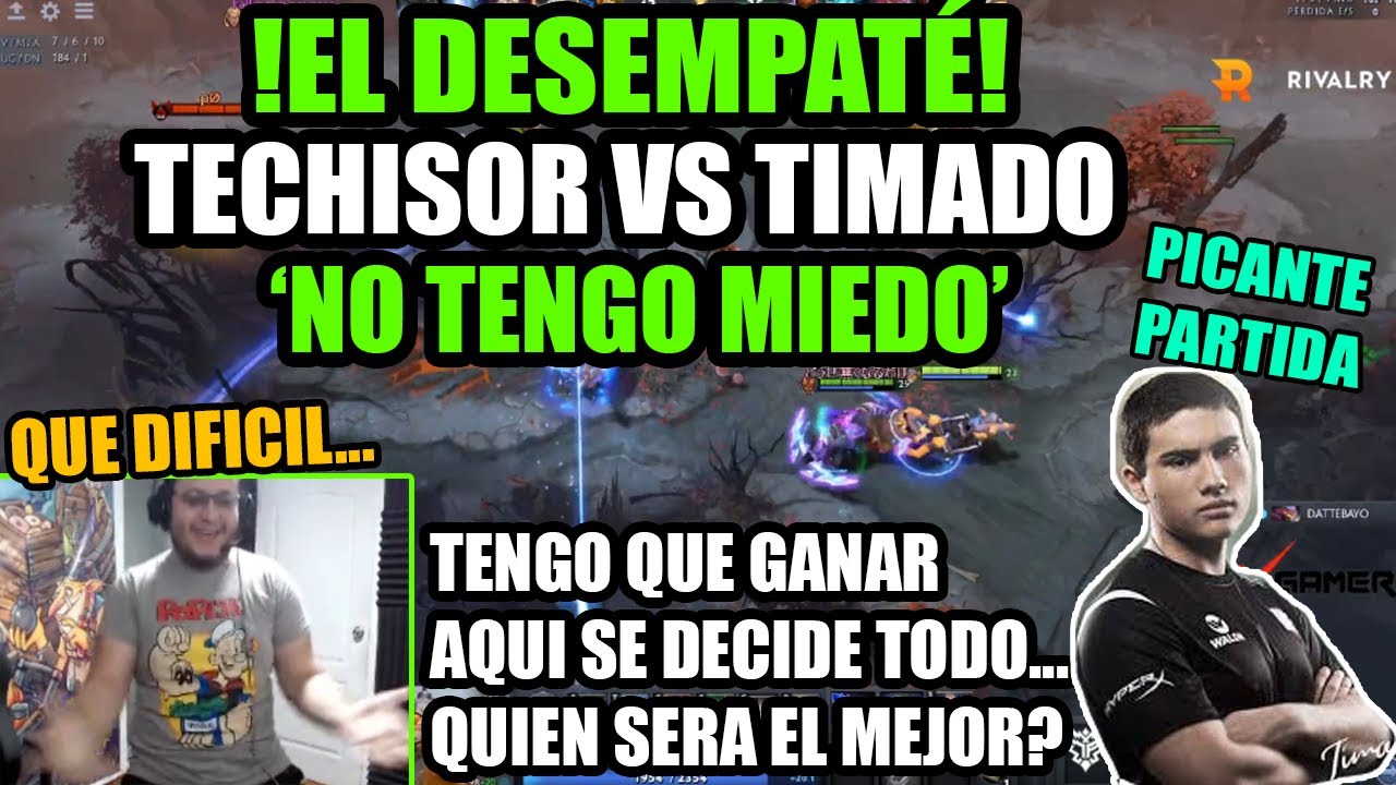 !EL DESEMPATE! TECHISOR VS TIMADO | NO TENGO MIEDO | AQUI SE DECIDE TODO... QUIEN SERA EL MEJOR?