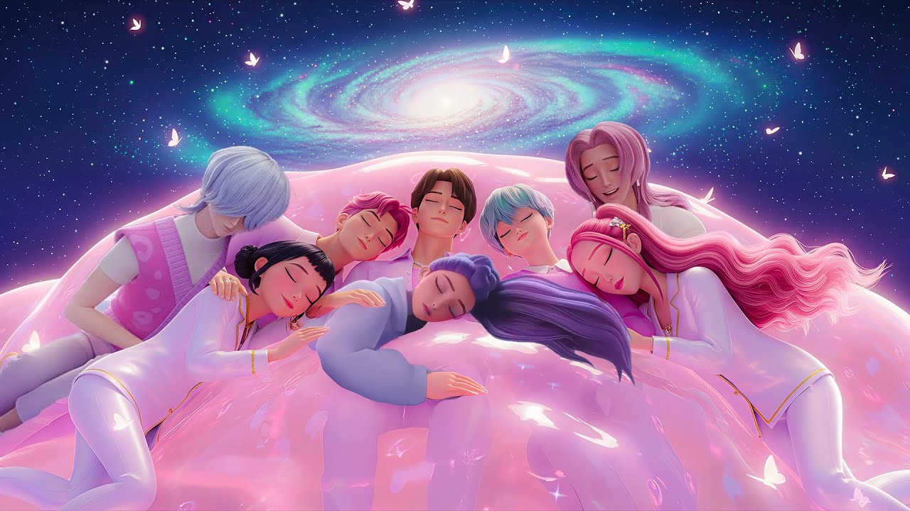 Let Go of Anxiety & Insomnia in 3 Mins 🍃 | With Rumi, Mira, Zoey, Jinu & Saja Boys