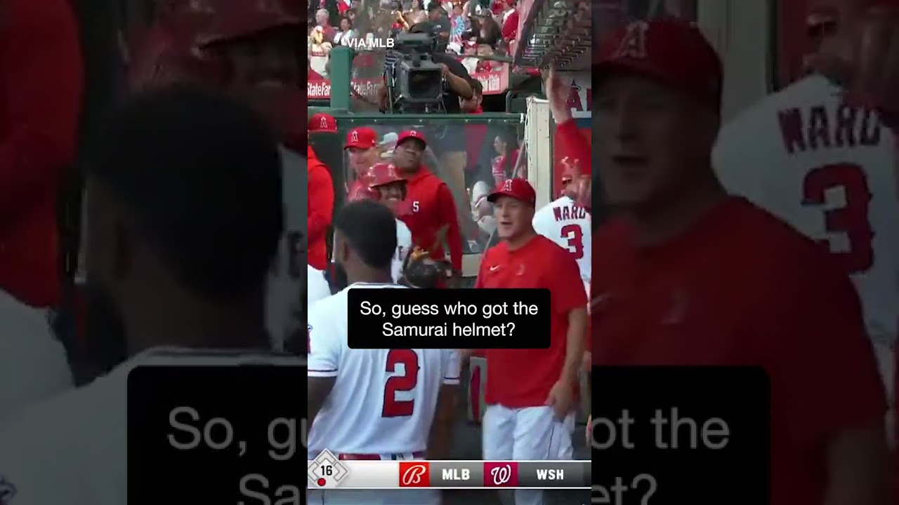 Ippei got to fill in for Shohei in the Kabuto HR Celebration #shorts