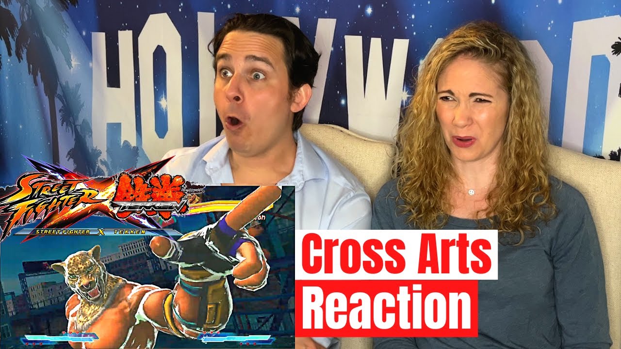 Street Fighter x Tekken All Super Arts and Cross Arts Reaction