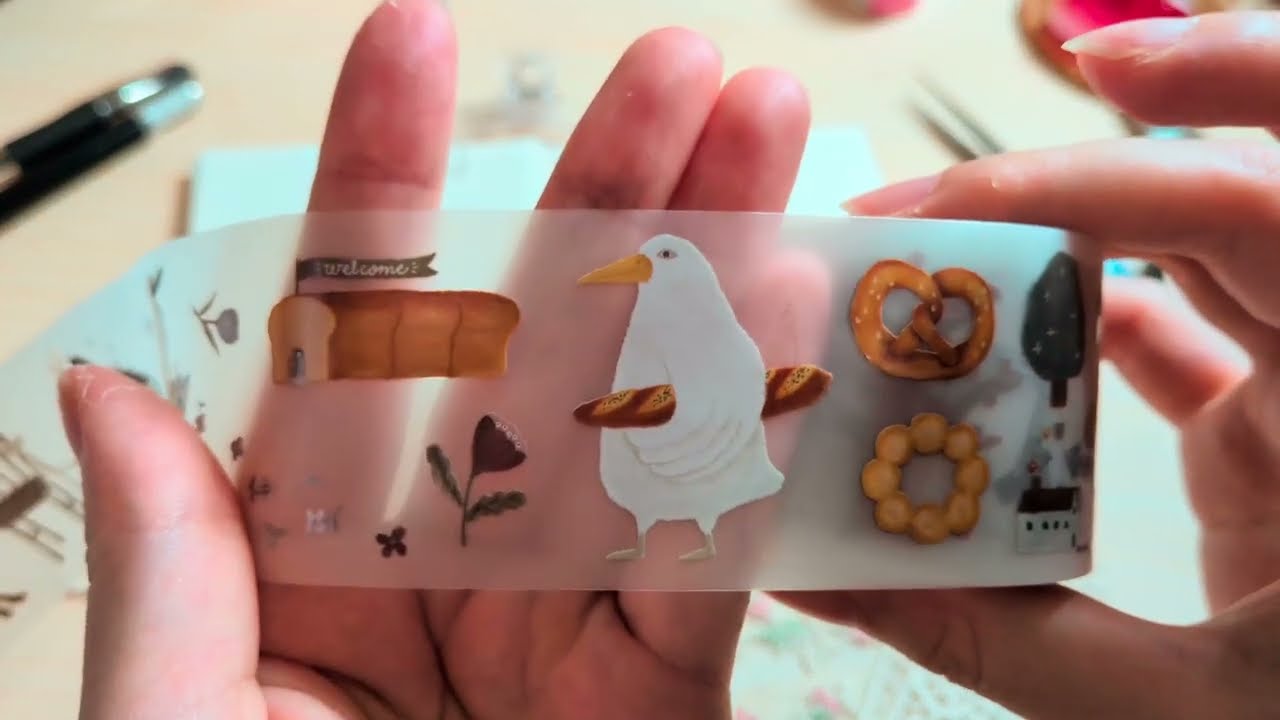 【おしゃべり】購入品を少し紹介しつつ手帳デコ 다꾸