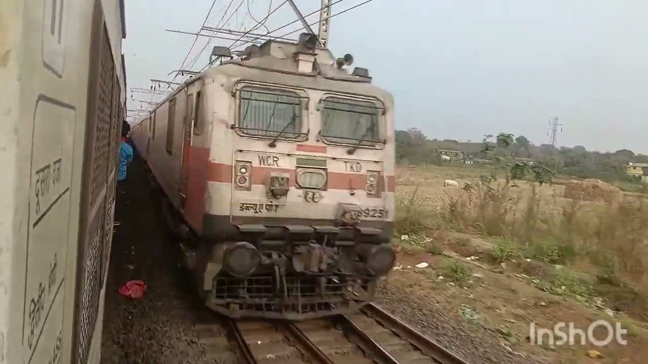 Evening Train Ride from Khadavli to Vasind 🌄 | Mumbai Suburban Local