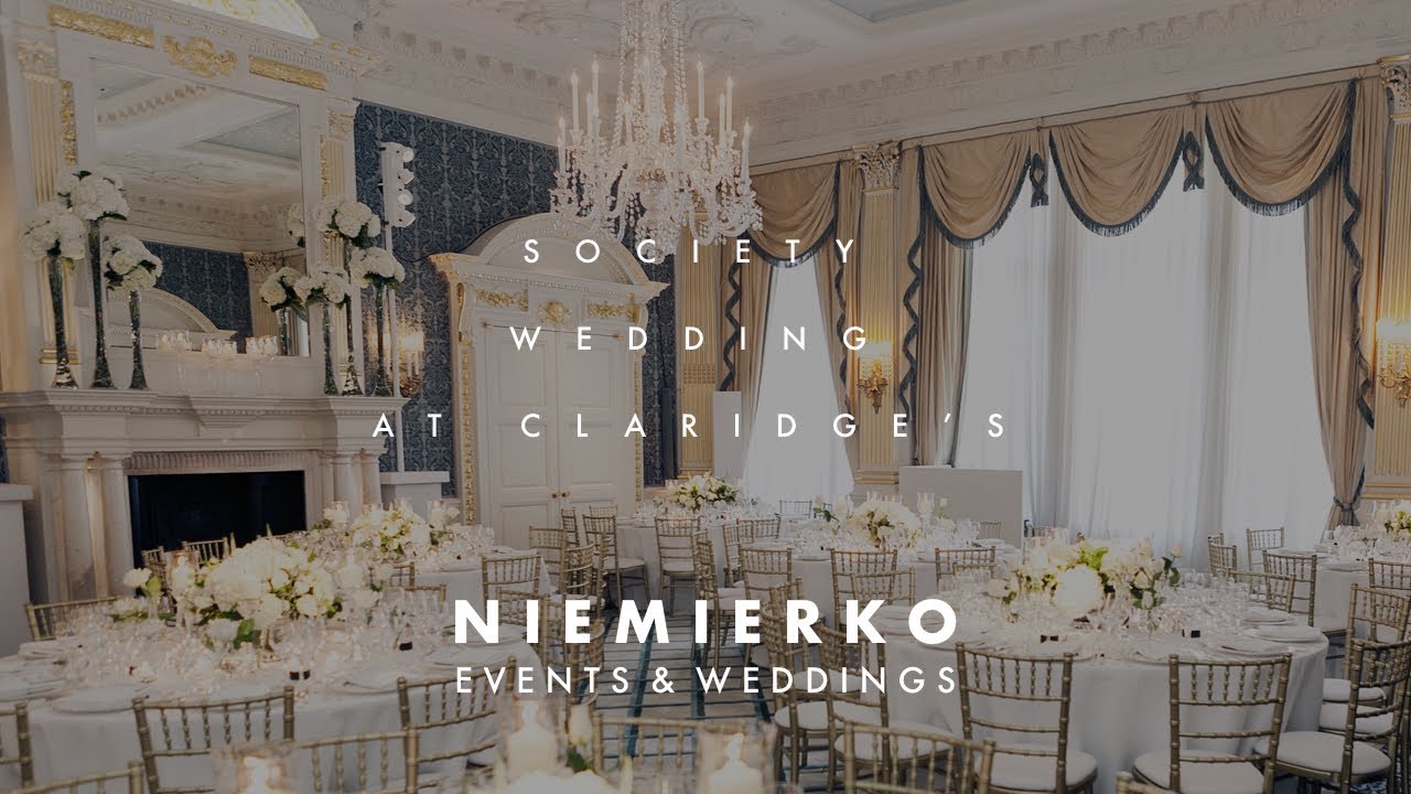 Society wedding at Claridge's, by Mark Niemierko Wedding Planner