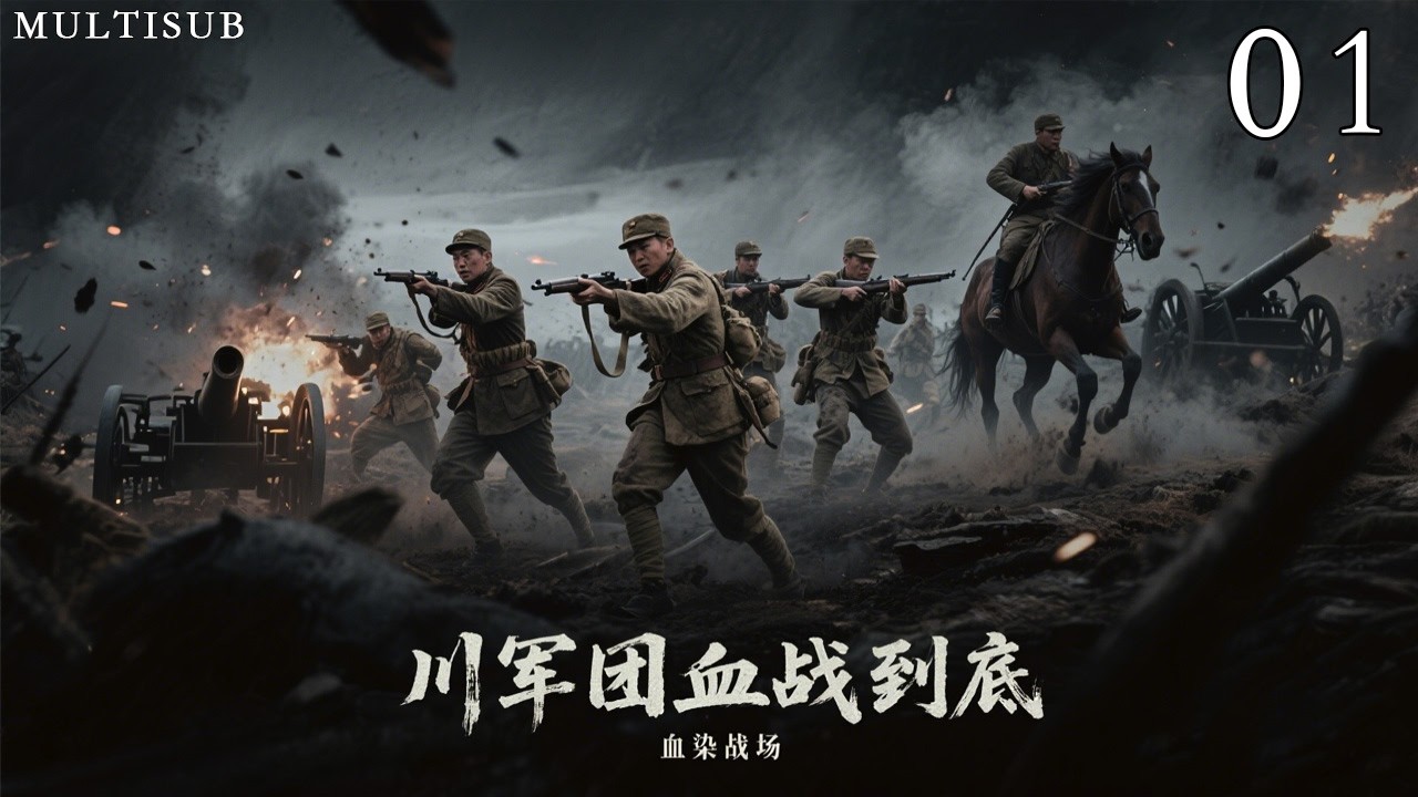 鐵血抗戰《川軍團血戰到底》01丨國難當頭，出生富貴的少爺排長衝破封建家庭的籬藩，毅然投身民族解放的鐵血洪流之中！#抗日戰爭 #戰爭 #賈一平 #陶澤如 #胡可 #崔波 #王迅