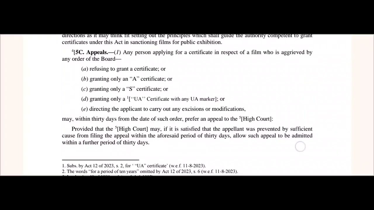 THE CINEMATOGRAPH ACT, 1925- APP revision series- Tamil Part-1