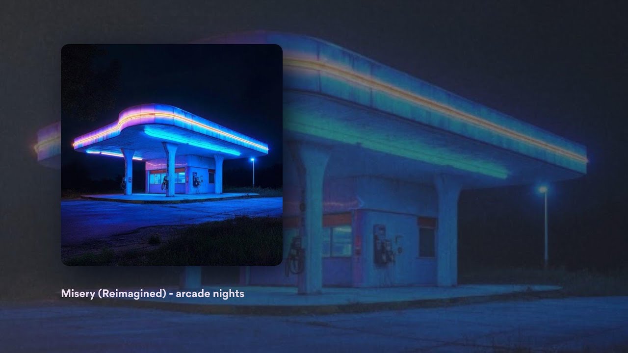 Arcade Nights - misery (reimagined) lyric video