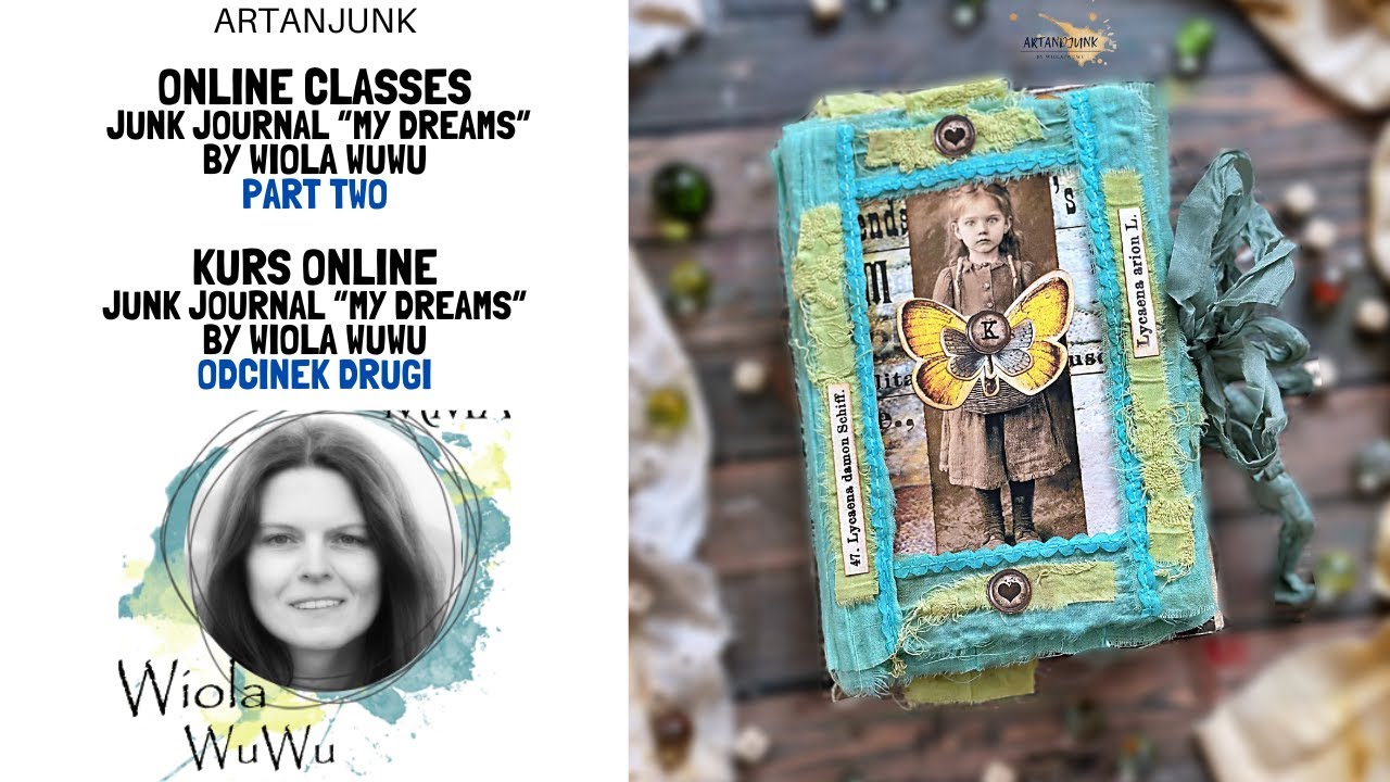 [2] Online Classes Junk Journal My Dreams/Tutorial Junk Journal My Dreams