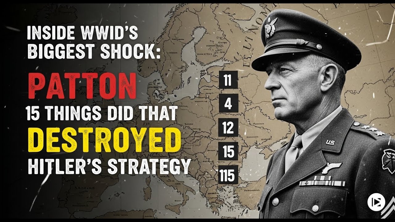 Inside WWII’s Biggest Shock: 15 Things Patton Did That DESTROYED Hitler’s Strategy