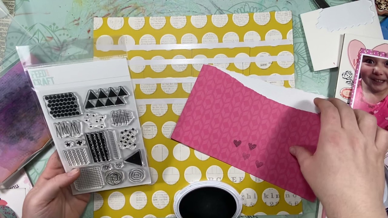 Valentine’s Day Silly Photos Using 3x4 Project Life Journaling Cards with A Little Stamping