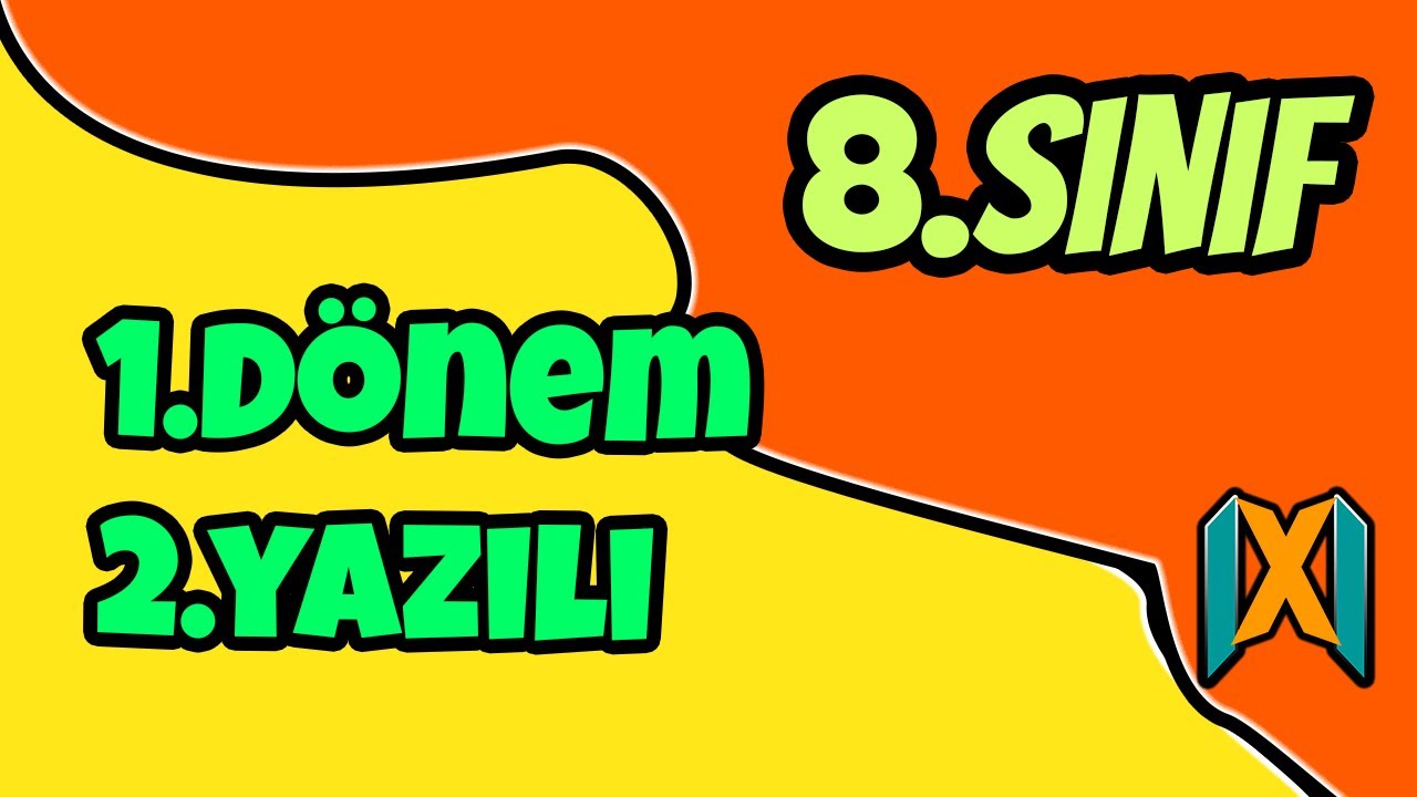 8. Sınıf Matematik 1.Dönem 2.Yazılı | 2022-2023