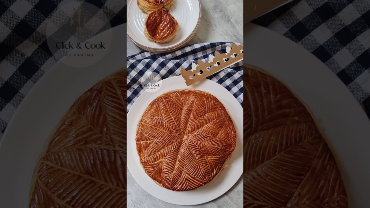 Pâte feuilletée inversée et galette à la crème d'amande