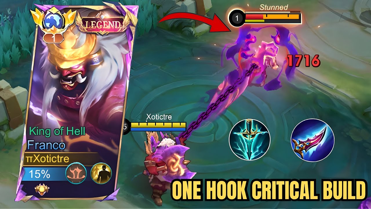 FRANCO FIGHTER BUILD IS UNSTOPPABLE 💀 ( one hook delete ) ~ XOTICTRE