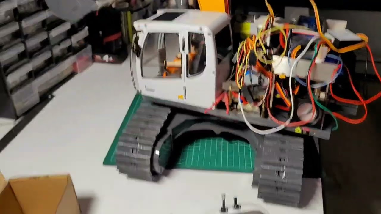 Kabolite sound unit installation for Liebherr 945 Excavator. Part 1