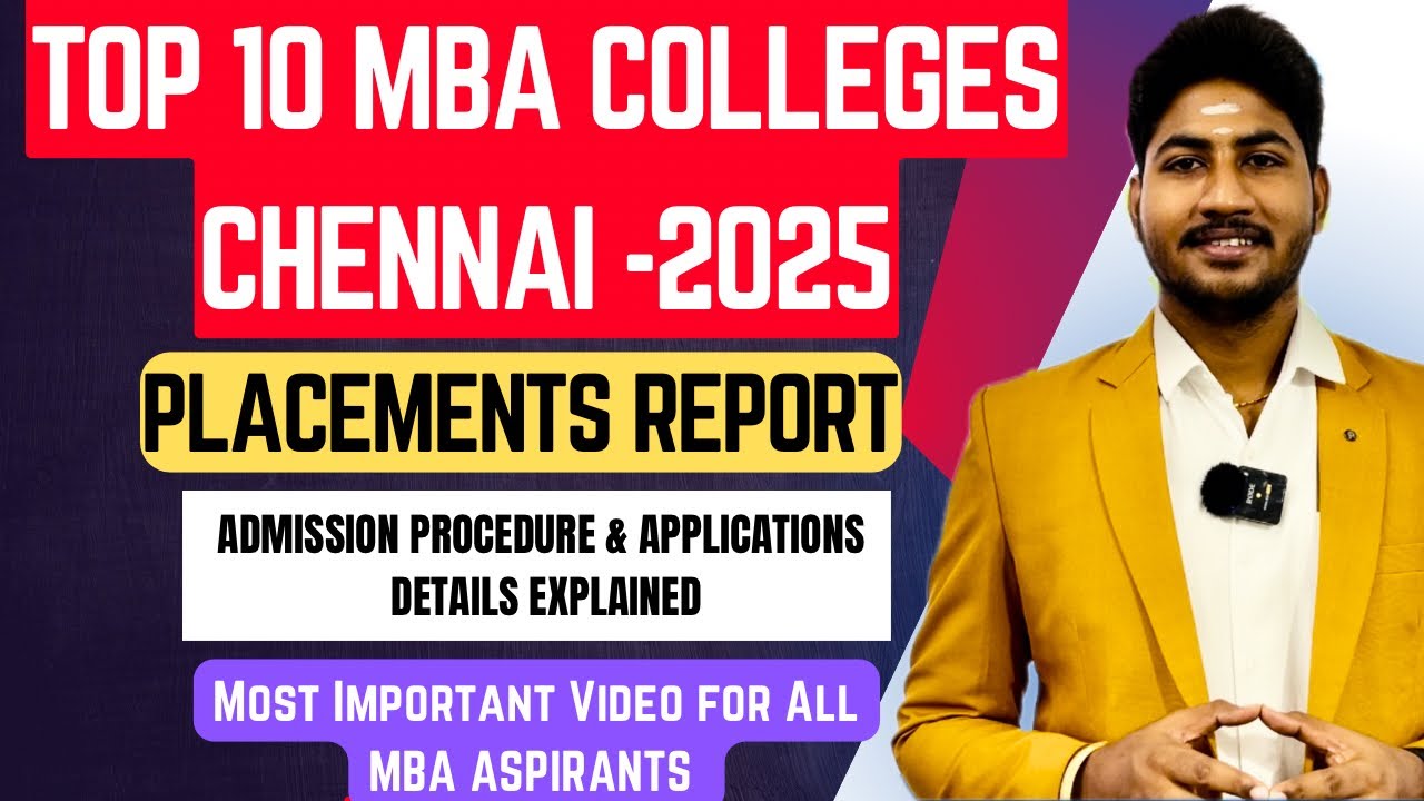 10 лучших колледжей MBA и PGDM в Ченнаи (2025) 🏫 | Лучшие по трудоустройству и рейтингам | Динеш ...
