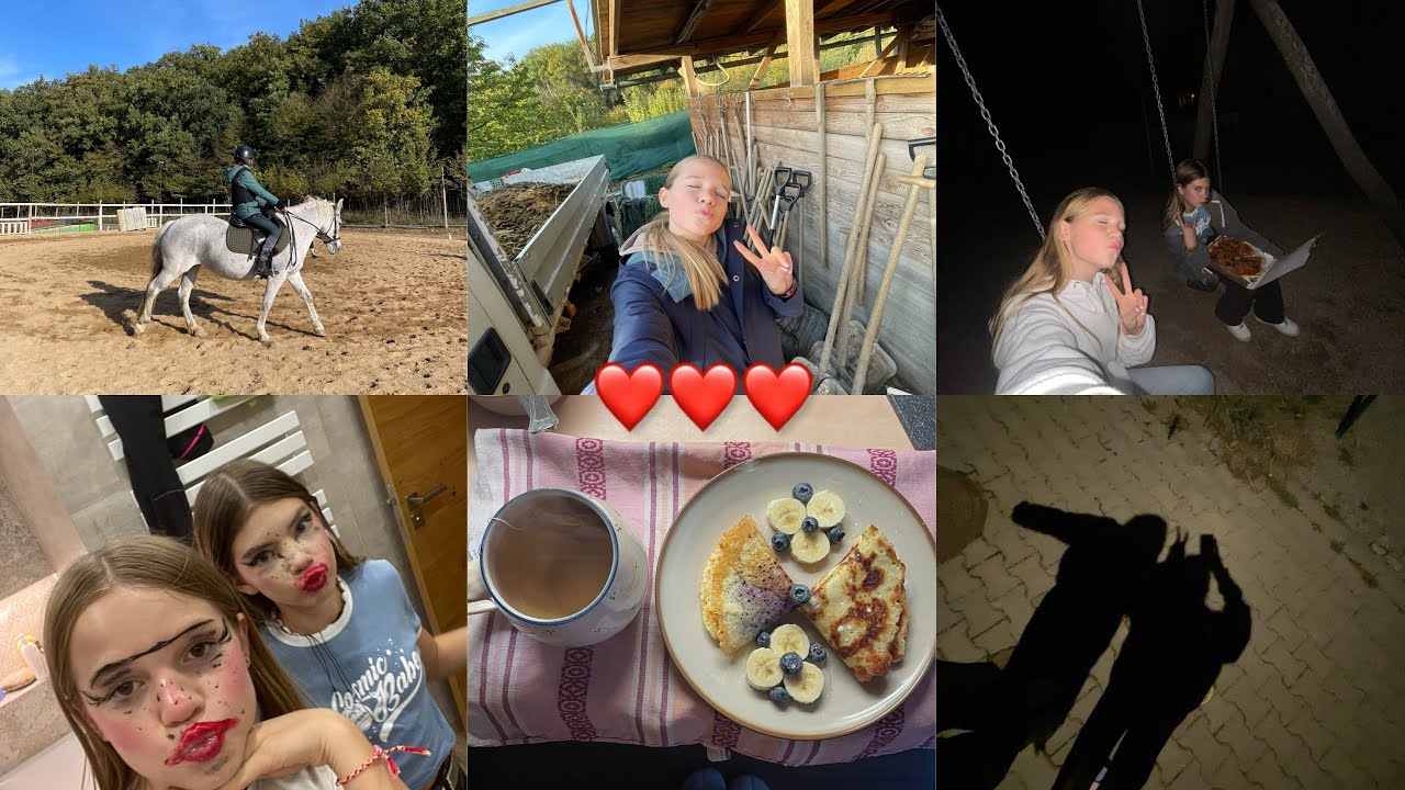 Koníci, návštěva u Tinky, snídaně pro mamku, a kravinyy | VLOG Zuzi’s World
