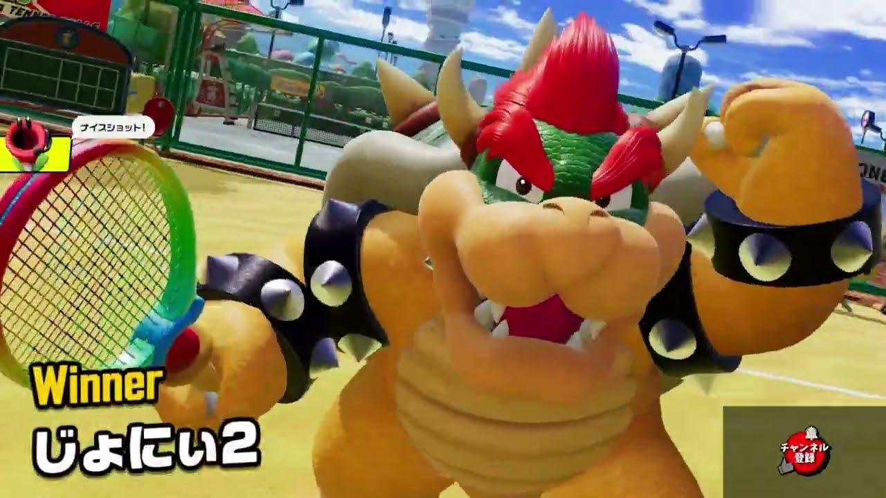 【マリオテニスフィーバー】吾輩はクッパでSランカーになる！