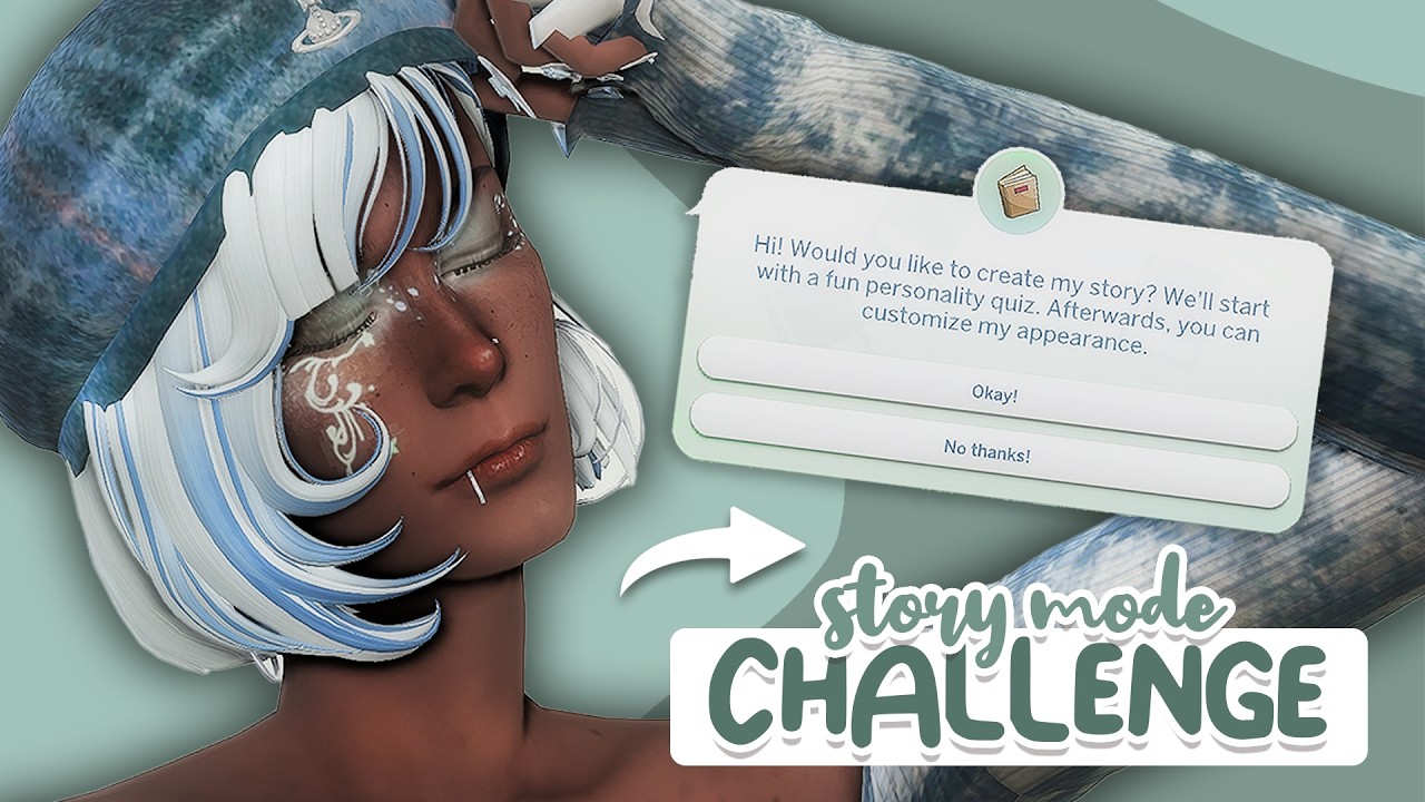 Позволю The Sims 4 решить за меня, какого сима я создам... 💀 | Задание &laquo;Создай сима&raquo; в Sims 4