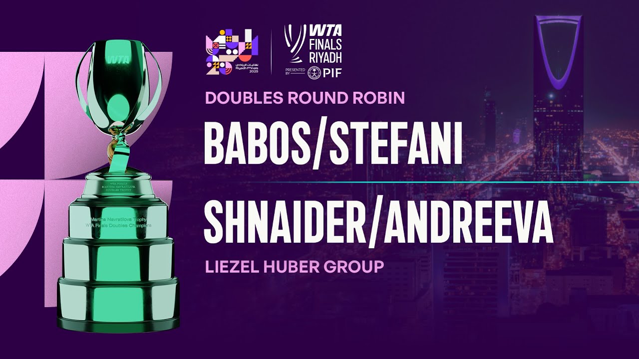 Бабош/Стефани против Андреевой/Шнайдер | Круговой турнир WTA 2025 | Лучшие моменты матча WTA