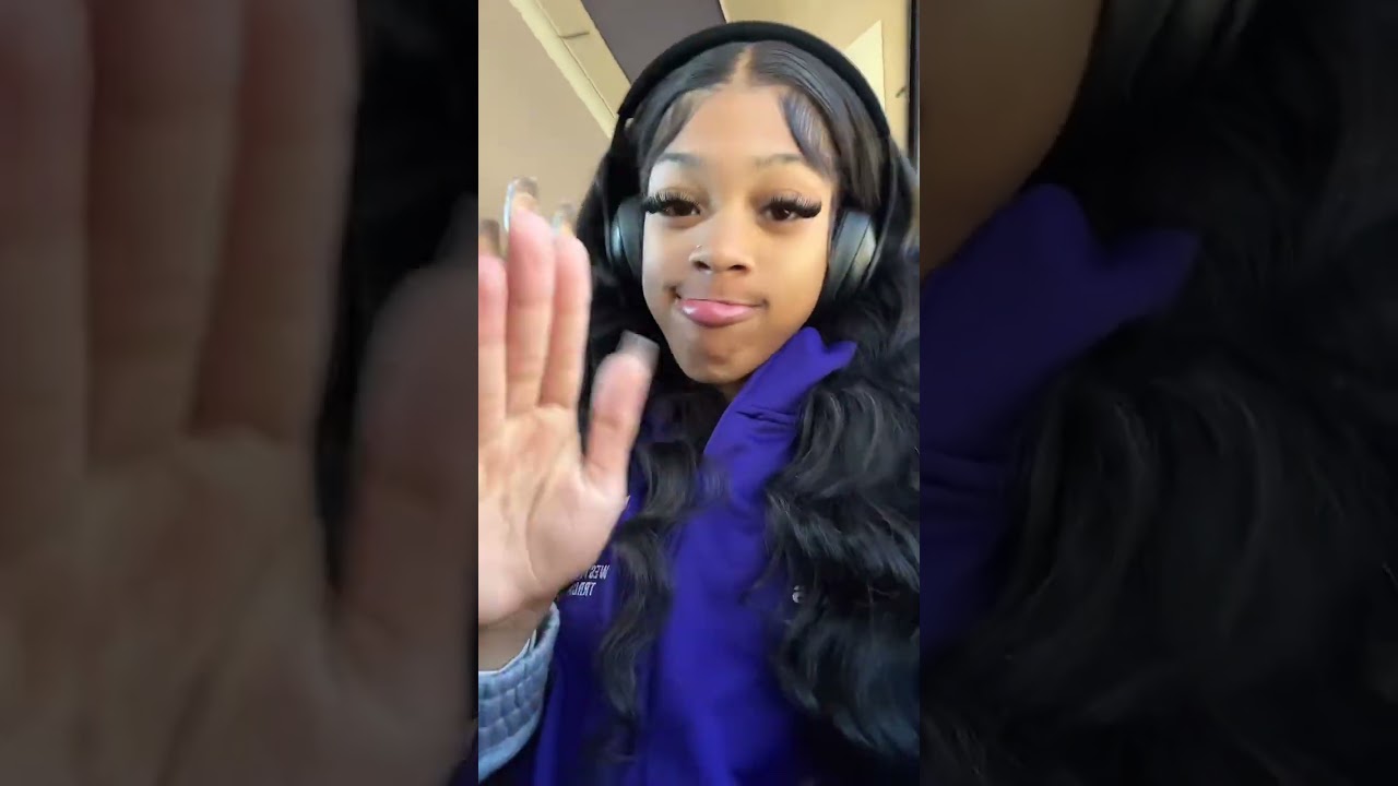 Expressive Teen with Braces Enjoys Music on Headphones#musiclover #headphones #braces