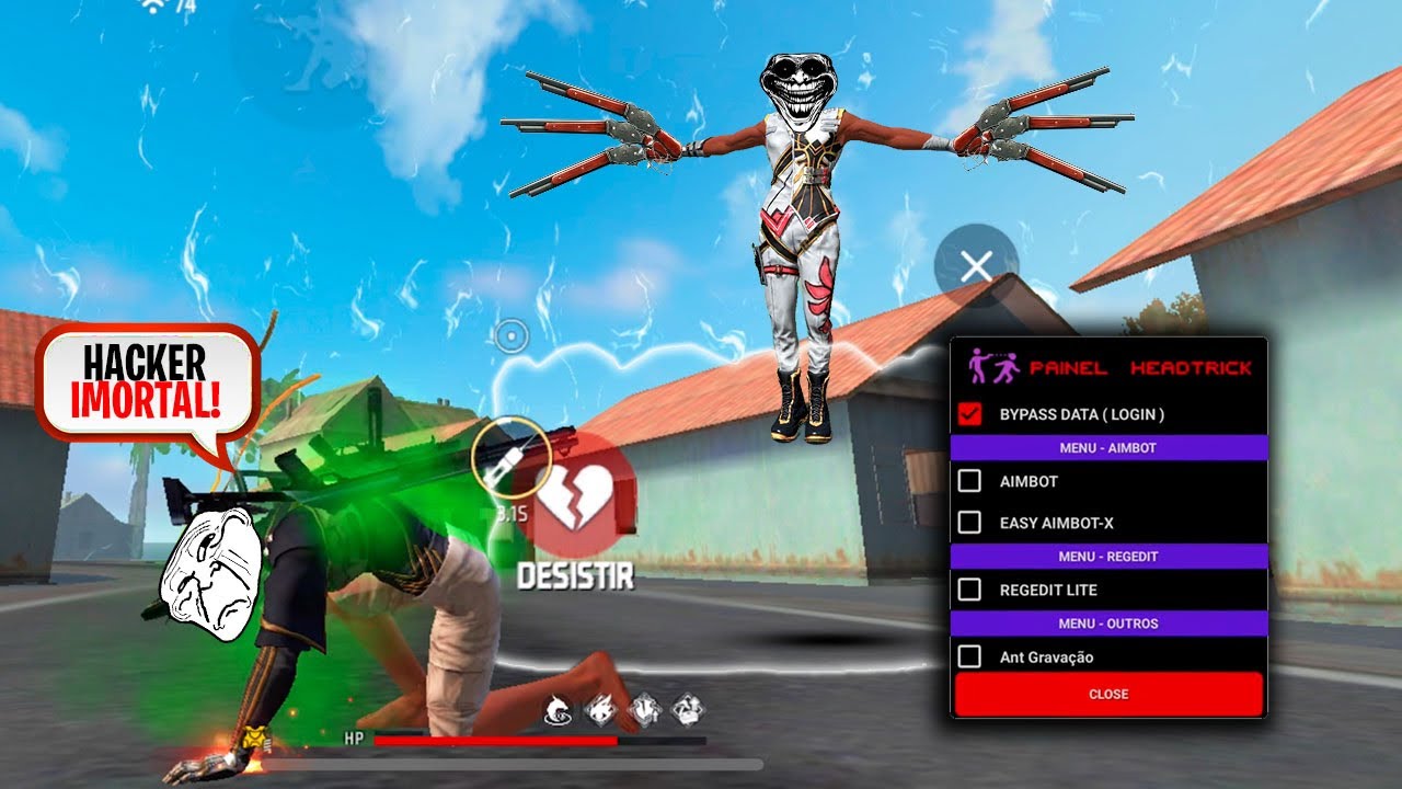 Fui x1 contra o hacker do gelo invis&iacute;vel 😱 (Era quase imposs&iacute;vel de ganhar)