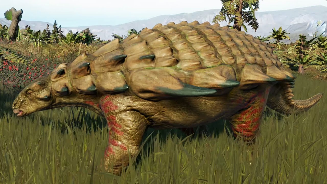 Jurassic World Evolution 2 - Nodosaurus Gameplay (PS5 UHD) [4K60FPS]