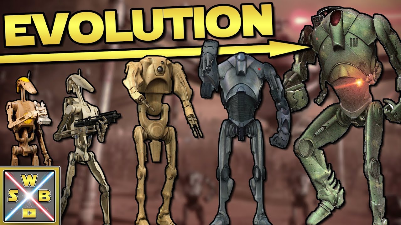 STAR WARS: Die Evolution der KAMPFDROIDEN der Separatisten [Legends]