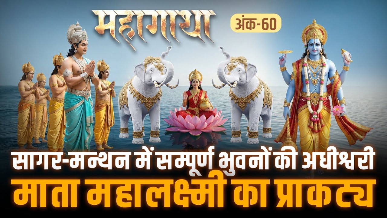 सागर मंथन में लक्ष्मी की उत्पत्ति और विष्णु वरण | Birth of Lakshmi | Mahagatha Ep 60