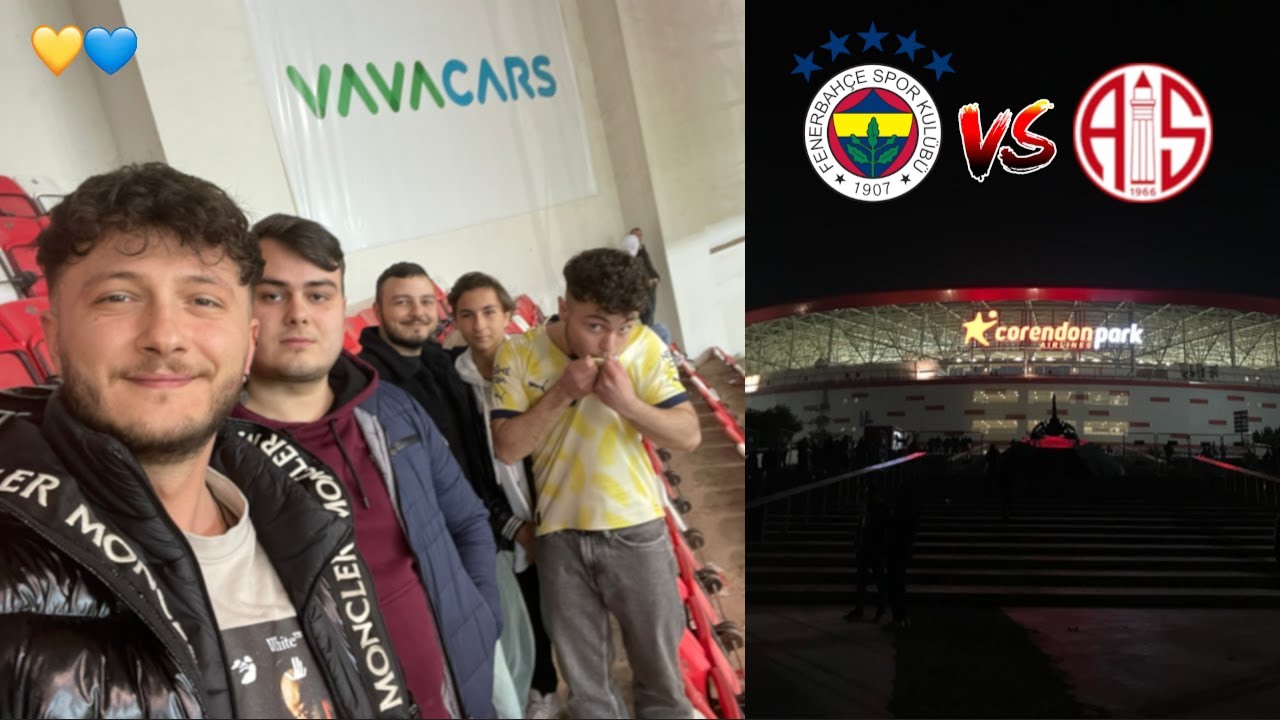 Antalyaspor 1:2 Fenerbahçe Vlog🔥👀| Mein erstes Mal Fenerbahçe in Real Life 💛💙 | Kerem