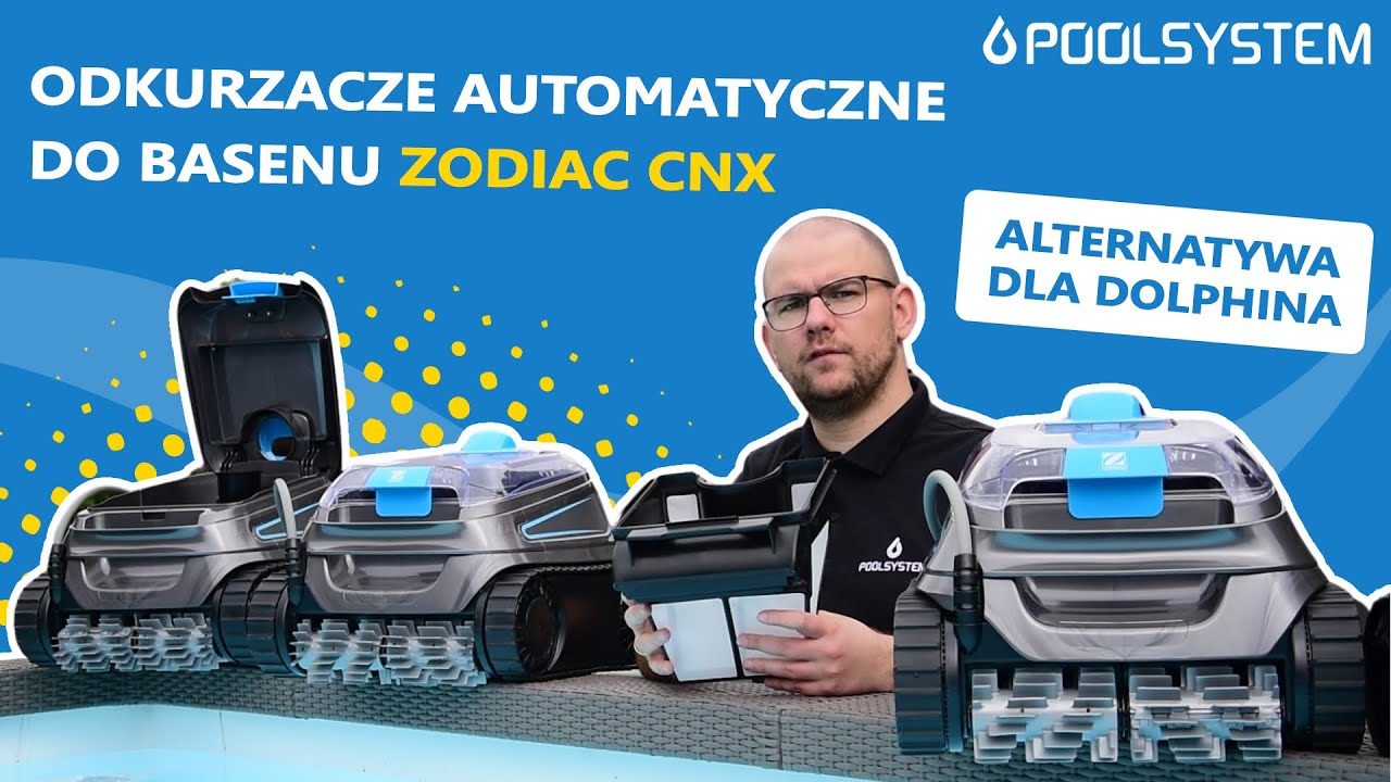 Zodiac CNX - por&oacute;wnanie odkurzaczy automatycznych do basenu
