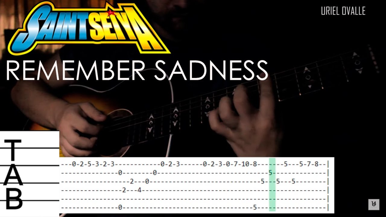 TUTORIAL Remember Sadness - Saint Seiya  Guitar cover + TABS
