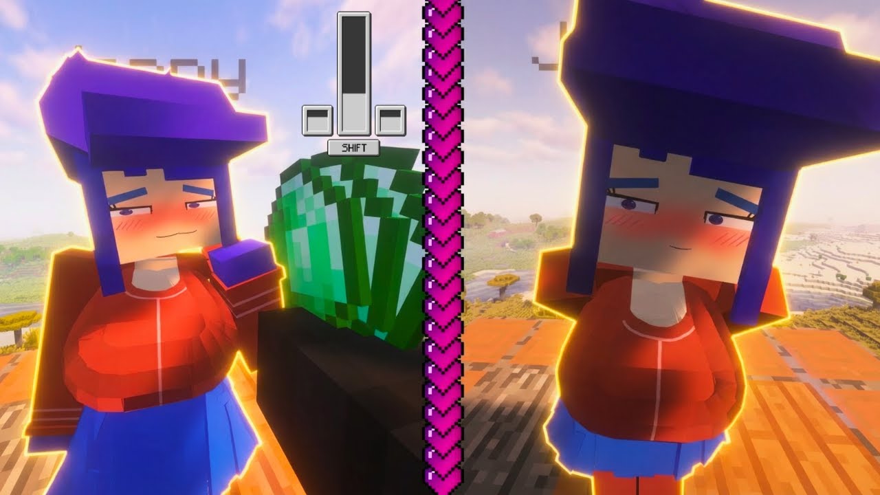 I SAVED Jenny Tyan from zombies, and gave her 999 DIAMONDS in Minecraft Skyblock. - Jenny Mod