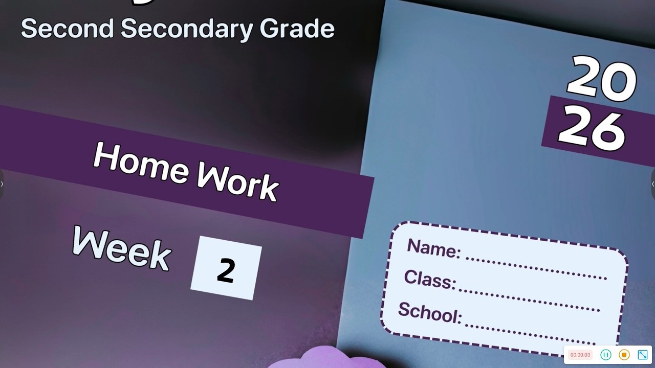 Physics senior2 - Home Work Week 2 (2026)