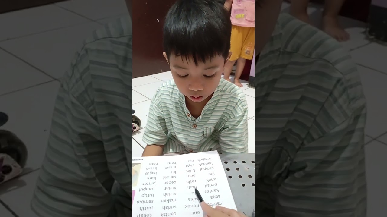 Rafa baca tanpa di eja 
