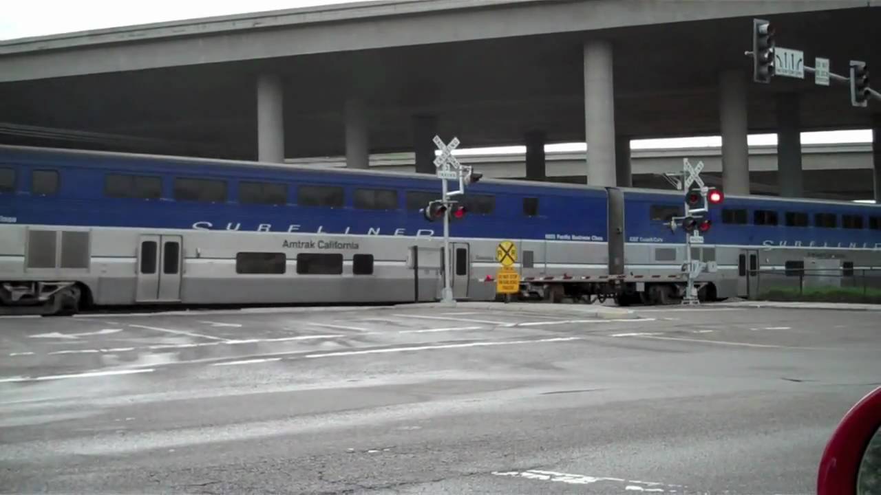 Amtrak Surfliners at Sorrento Valley, 3/7/10