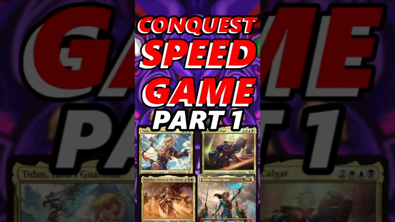 CONQUEST против CEDH ??? Геймплей Conquest, часть 1 - Марнеус против Фелотара против Тидуса проти...