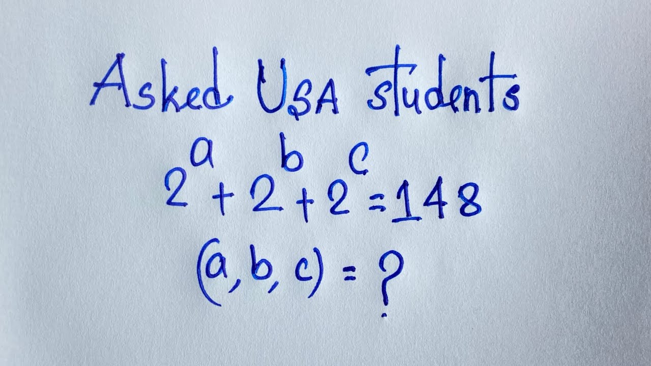 Harvard University admission interviews tricks | Algebra problem Solution |