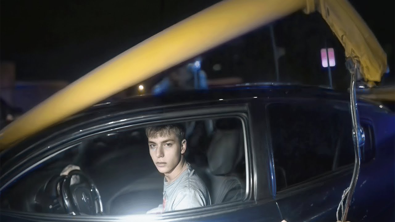 تصادف یک راننده ی مست با افسر پلیس