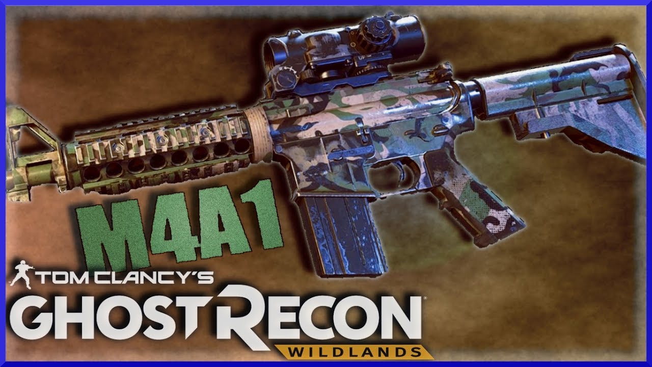GHOST RECON WILDLANDS M4A1 Bullet Drop Comparison