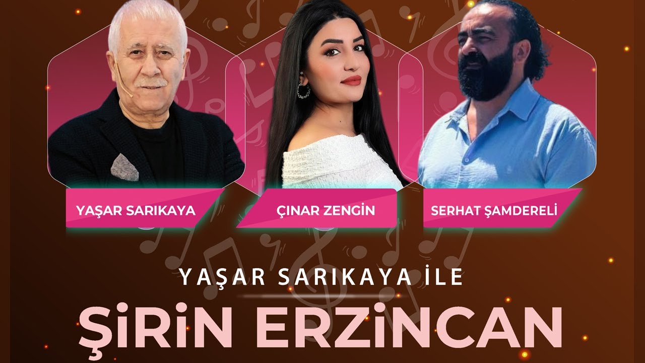 Şirin Erzincan programınında Yaşar Sarıkayanın konukları Sanat&ccedil;ılar &Ccedil;ınar Zengin ve Serhat Şamdereli
