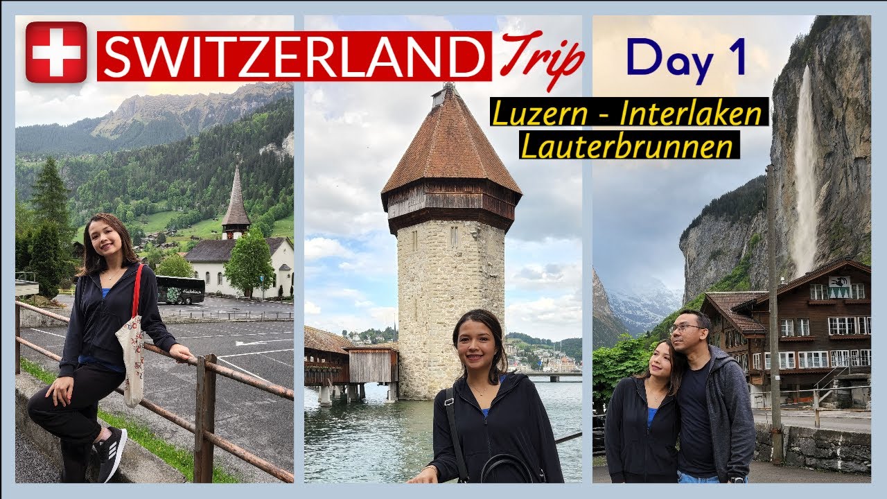 Switzerland Trip - Spring 2022 | LAUTERBRUNNEN & GoldenPass Line LUZERN - INTERLAKEN