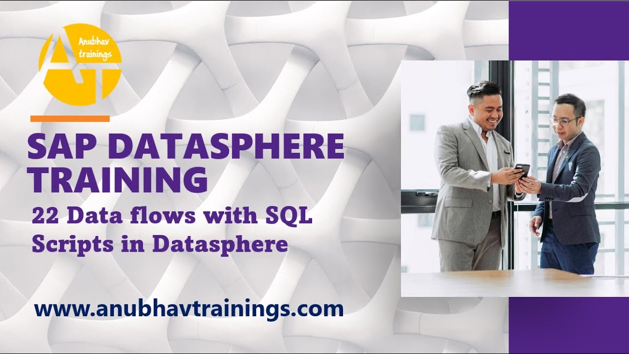 22 потока данных с SQL-скриптами в Datasphere