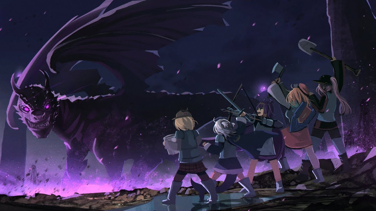 The EPIC HoloEN Ender Dragon Saga (ALL POVS)【Hololive EN Collab / Minecraft】