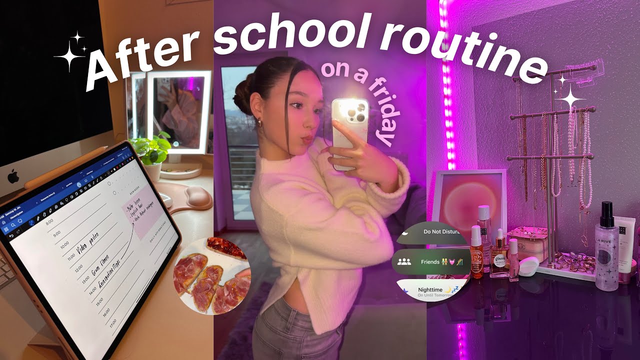 AFTER SCHOOL ROUTINE 🏫🎧🎀 realistic friday edition | cozy & aesthetic vibes ✧