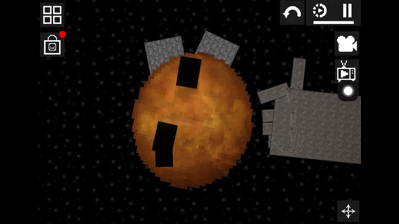Moon woke up 11 in melon sandbox