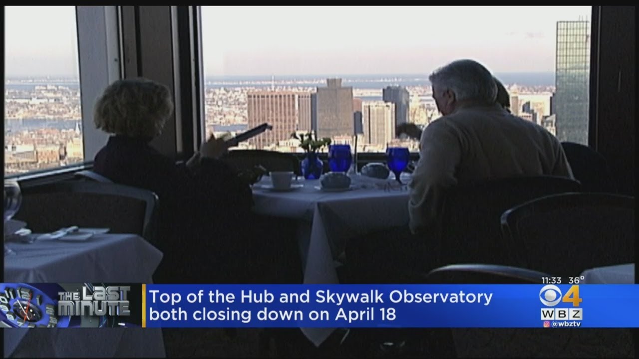Boston's Top Of The Hub Restaurant And Prudential Tower Skywalk Observatory Set To Close