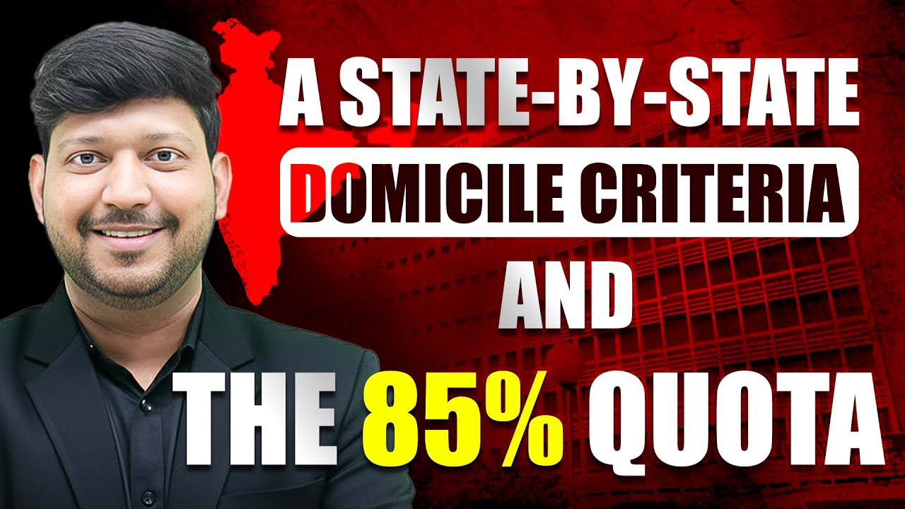 NEET Domicile Rule 2026 | 85% State Quota vs 15% AIQ Clear Comparison | Hidden Rules #nta #mcc #nmc