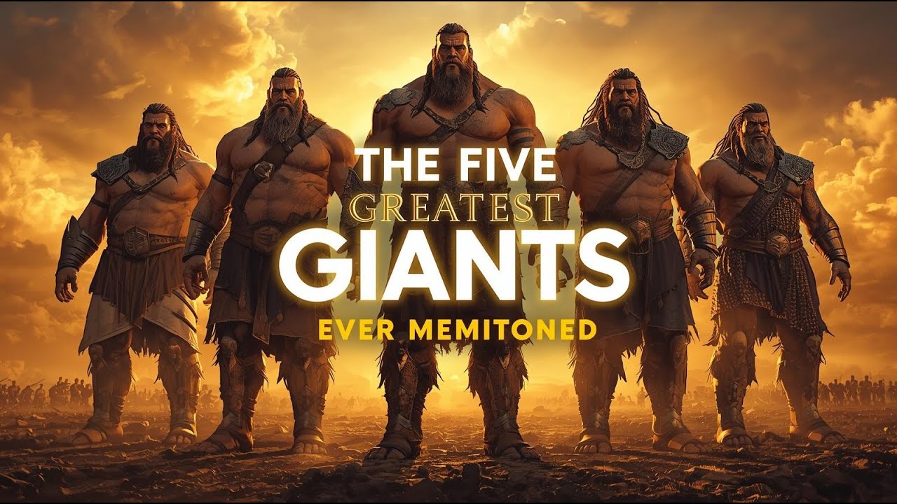 THE FIVE GREATEST GIANTS IN THE BIBLE | FULL STORY