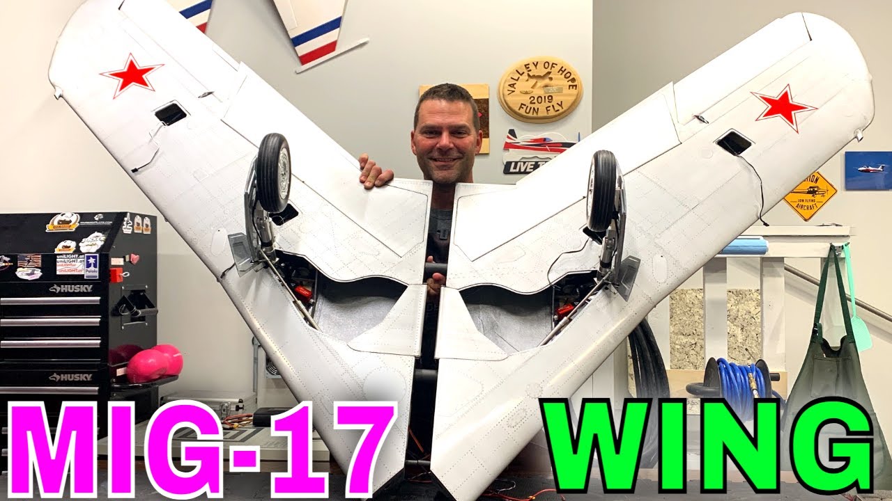 The GIANT MIG 17 Continues - CARF MIG-17 Wings & More