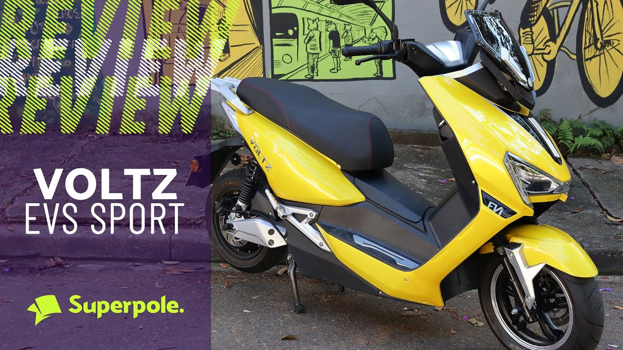 Scooter El&eacute;trica Voltz - EV1 Sport - Review Completo